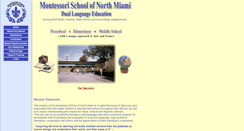 Desktop Screenshot of montessorimiami.org